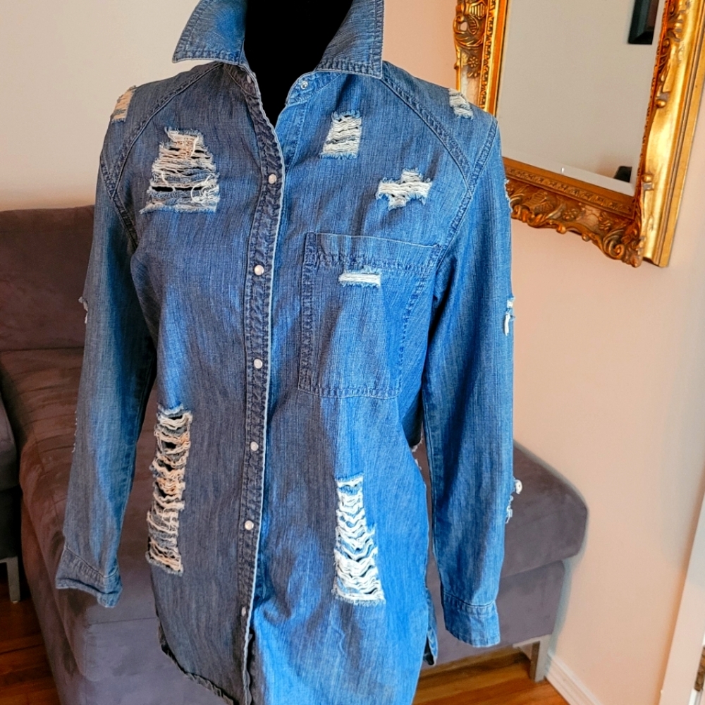 BoHo l/S Denium button up